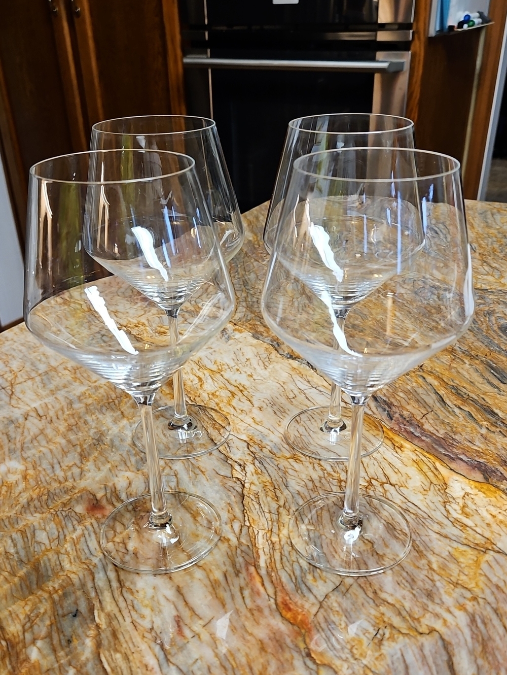 Schott Zwiesel Handmade Crystal Stemware Burgundy Wine Glasses 9" Set of 4